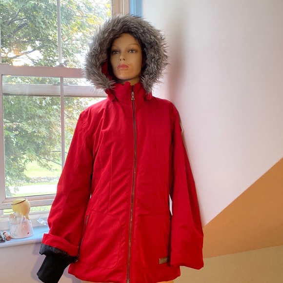 OBERMEYER WOMENS RED SKI JACKET THE LEXINGTON BEST SKI JACKET EVER - Picture 3 of 17